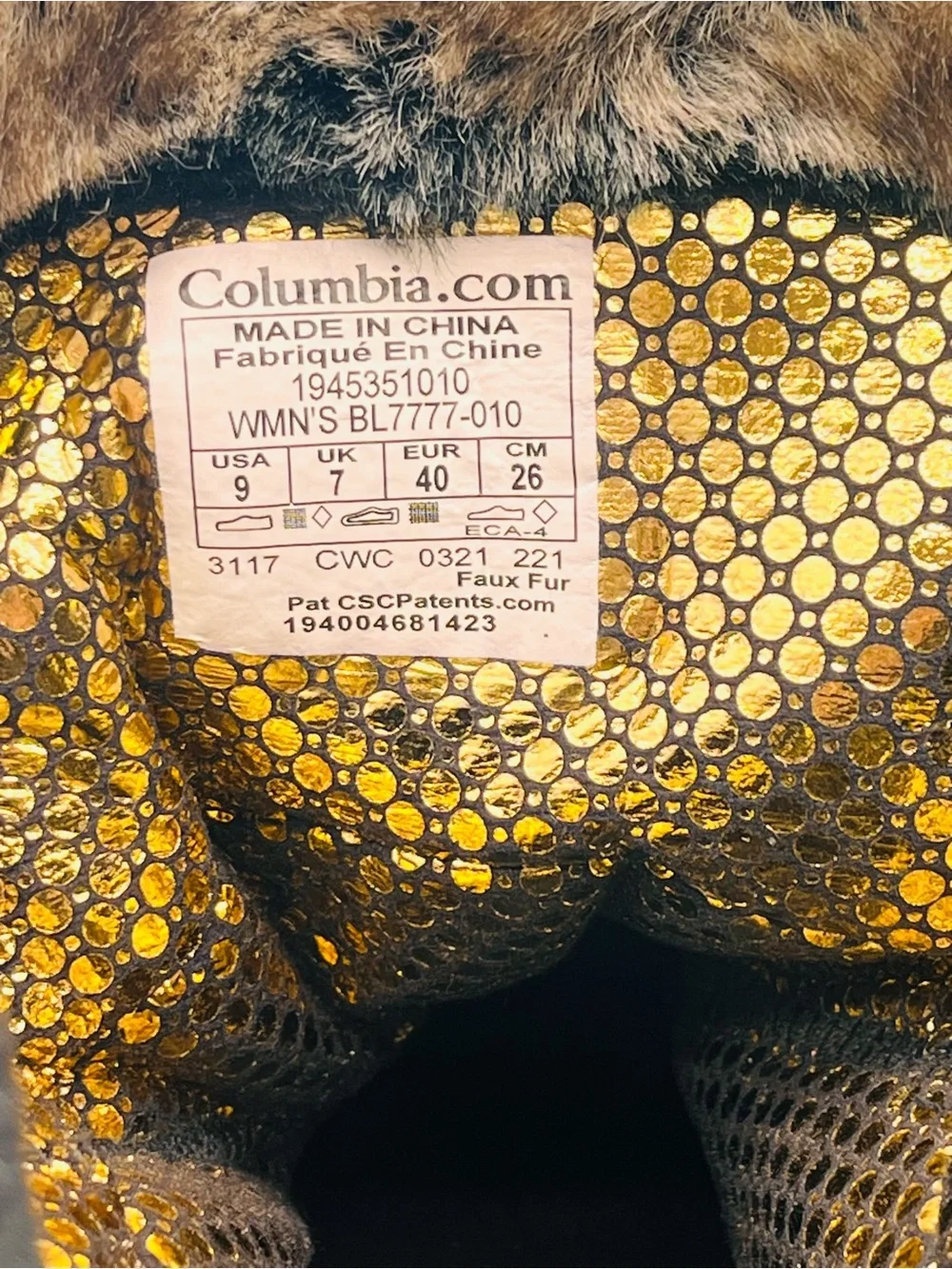 Columbia waterproof winter